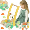 CLASSIC WORLD Dřevěný Chodítko Chameleon s Kostkami CLASSIC WORLD Dřevěný Chodítko Chameleon s Kostkami