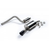Milltek Sport homologovaný výfuk cat-back s rezonátorem (tišší) pro Ford Fiesta Mk6 ST 150 2005-2008, černá kulatá koncovka Milltek Sport homologovaný výfuk cat-back s rezonátorem (tišší) pro Ford Fiesta Mk6 ST 150 2005-2008, černá kulatá koncovka