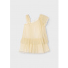 MAYORAL dievčenské letné šaty-elegantné 116 Champagne MAYORAL dievčenské letné šaty-elegantné 116 Champagne