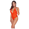 Cottelli - čipkované body s krížovými ramienkami (červené) Cottelli - čipkované body s krížovými ramienkami (červené)