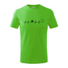 Plávanie EKG - Tričko detské bavlnené - 146 cm/10 rokov ( Apple Green ) Plávanie EKG - Tričko detské bavlnené - 146 cm/10 rokov ( Apple Green )