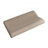 Bellatex Anatomický polštář z líné pěny, Kávový jersey - 60x33 cm Bellatex Anatomický polštář z líné pěny, Kávový jersey - 60x33 cm
