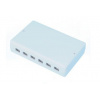OXnet Zásuvka Multiport pre 6 alebo 12 keystonov, neosadená, biela EC8307-KJ/WH OXnet Zásuvka Multiport pre 6 alebo 12 keystonov, neosadená, biela EC8307-KJ/WH