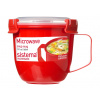 Sistema Microwave Hrnček na polievku 565 ml červená Sistema Microwave Hrnček na polievku 565 ml červená