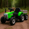 Detský traktor s vlečkou v zelenej farbe Traktor NV-X611 zeleny Detský traktor s vlečkou v zelenej farbe Traktor NV-X611 zeleny