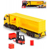 DICKIE Auto DHL Volvo FH16 s vysokozdvižným vozíkem na baterie Světlo Zvuk DICKIE Auto DHL Volvo FH16 s vysokozdvižným vozíkem na baterie Světlo Zvuk