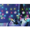 PR LED svetelný záves, Hviezdy a mesiace, viacfarebné svetlo PR LED svetelný záves, Hviezdy a mesiace, viacfarebné svetlo
