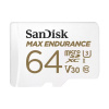 SanDisk Max Endurance/micro SDXC/64GB/100MBps/UHS-I U3 / Class 10/+ Adaptér SanDisk Max Endurance/micro SDXC/64GB/100MBps/UHS-I U3 / Class 10/+ Adaptér