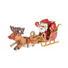 Woodcraft Drevené 3D puzzle Santove sane Woodcraft Drevené 3D puzzle Santove sane