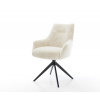 Jedálenská stolička Alja-Flex s opierkami plyšový manšester krémovo Jedálenská stolička Alja-Flex s opierkami plyšový manšester krémovo