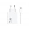 Rýchlonabíjačka Xiaomi MDY-15-EK USB-A 90W + dátový kábel USB-C 6A Biela Rýchlonabíjačka Xiaomi MDY-15-EK USB-A 90W + dátový kábel USB-C 6A Biela