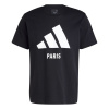 adidas Paris U Tee pánske tričko Black S adidas Paris U Tee pánske tričko Black S