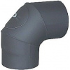 --- Koleno 90° priemer 150 mm, dymové, 1,5 mm s kontrolným otvorom, oceľ, čierna, A97.051590 --- Koleno 90° priemer 150 mm, dymové, 1,5 mm s kontrolným otvorom, oceľ, čierna, A97.051590