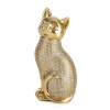Dekoratívna figúrka Eurofirany Mačka 6x7x15 cm zlatá Dekoratívna figúrka Eurofirany Mačka 6x7x15 cm zlatá
