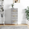 zahrada-XL Komoda sivý dub sonoma 34,5x34x90 cm spracované drevo 828586 zahrada-XL Komoda sivý dub sonoma 34,5x34x90 cm spracované drevo 828586