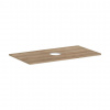 Hansgrohe Xelu Q Doska pod umývadlo 98x55 cm, výrez uprostred, prírodný dub 54114230-HG Hansgrohe Xelu Q Doska pod umývadlo 98x55 cm, výrez uprostred, prírodný dub 54114230-HG