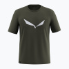 Pánske tričko Salewa Solidlogo Dry dark olive Pánske tričko Salewa Solidlogo Dry dark olive