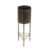 Stojan na kvetináč Fly, kov, zlatá / antik, 21,5x21,5x60cm (DOPREDAJ)|Ego Dekor Stojan na kvetináč Fly, kov, zlatá / antik, 21,5x21,5x60cm (DOPREDAJ)|Ego Dekor