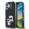Karl Lagerfeld IML Aquarelle Karl and Choupette zadný kryt pre iPhone 16 Black Karl Lagerfeld IML Aquarelle Karl and Choupette zadný kryt pre iPhone 16 Black