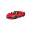 Bburago Bburago - RACE+PLAY, Ferrari, Ferrari 296 GTB, červená, 1:18 Bburago Bburago - RACE+PLAY, Ferrari, Ferrari 296 GTB, červená, 1:18