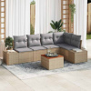 zahrada-XL Súprava záhradných pohoviek s vankúšom 6 pcs Béžová polyratan 3347959 zahrada-XL Súprava záhradných pohoviek s vankúšom 6 pcs Béžová polyratan 3347959