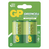 Zinko-chloridová batéria GP Greencell R20 (D), 2 ks Zinko-chloridová batéria GP Greencell R20 (D), 2 ks