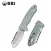 Kubey Creon S - Damascus & Green Kubey Creon S - Damascus & Green