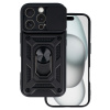 TopQ Ultra odolný zadný kryt Armor Lens pre iPhone 16 Pro čierny TopQ Ultra odolný zadný kryt Armor Lens pre iPhone 16 Pro čierny