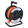 Solight prodlužovací přívod na bubnu, 4 zásuvky, 15m, oranžový kabel, 3x 1,5mm2 Solight prodlužovací přívod na bubnu, 4 zásuvky, 15m, oranžový kabel, 3x 1,5mm2