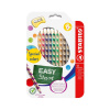 STABILO EASYcolors ergonomická farbička - pre ľavákov - špeciálne farby - 12 ks + strúhadlo STABILO EASYcolors ergonomická farbička - pre ľavákov - špeciálne farby - 12 ks + strúhadlo