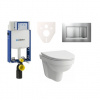 Cenovo zvýhodnený závesný WC set Geberit na zamurovanie + WC Laufen Laufen Pro Nordic SIKOGE2H7 Cenovo zvýhodnený závesný WC set Geberit na zamurovanie + WC Laufen Laufen Pro Nordic SIKOGE2H7