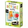 Headu Montessori - Dětské kartičky Headu Montessori - Dětské kartičky