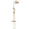 Rea Parot sprchová súprava s termostatickou batériou, zlatá kefka, REA-P2323 Rea Parot sprchová súprava s termostatickou batériou, zlatá kefka, REA-P2323