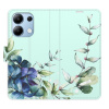 Flip pouzdro iSaprio - Xiaomi Redmi Note 13 4G - Blue Flowers - kapsičky na karty (Knížkový flip kryt, obal, pouzdro iSaprio na mobil Xiaomi Redmi Note 13 4G - Blue Flowers - 360° ochrana telefonu, př Flip pouzdro iSaprio - Xiaomi Redmi Note 13 4G - Blue Flowers - kapsičky na karty (Knížkový flip kryt, obal, pouzdro iSaprio na mobil Xiaomi Redmi Note 13 4G - Blue Flowers - 360° ochrana telefonu, př