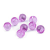 Galanterka Plastový transparentní korálek / knoflík Ø13 mm 10 g - 5 fialová lila Galanterka Plastový transparentní korálek / knoflík Ø13 mm 10 g - 5 fialová lila