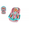 Panenka miminko plast/látka 30cm měkké tělo v nosítku/autosedačce s dudlíkem 2 barvy v blistru (00800595) Panenka miminko plast/látka 30cm měkké tělo v nosítku/autosedačce s dudlíkem 2 barvy v blistru (00800595)