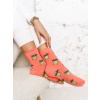 Oranžové dámske ponožky Bolf WQ7638-4 Oranžové dámske ponožky Bolf WQ7638-4