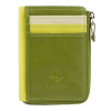 Visconti Kožená peňaženka HT4 Lime - puzdro na karty s vreckom na mince a zapínaním na zips Visconti Kožená peňaženka HT4 Lime - puzdro na karty s vreckom na mince a zapínaním na zips