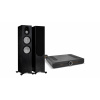 Monitor Audio Silver 7G 500 + Roksan Attessa Streaming set - černý dub Monitor Audio Silver 7G 500 + Roksan Attessa Streaming set - černý dub
