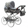 NEW BABY Detský Retro kočík pre bábiky 2v1 New Baby Nella sivý NEW BABY Detský Retro kočík pre bábiky 2v1 New Baby Nella sivý