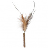 Magic Cat Natural Fun drievko s prírodnými pierkami 6 cm Magic Cat Natural Fun drievko s prírodnými pierkami 6 cm