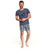 Pyžamo pánske krátke šortky Legend tmavomodrá L Svetlomodrá Krátke Pyžamo pánske krátke šortky Legend tmavomodrá L Svetlomodrá Krátke