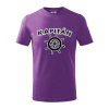 Kapitán kormidlo - Tričko detské bavlnené - 104-110cm / 3-4 roky ( Fialová ) Kapitán kormidlo - Tričko detské bavlnené - 104-110cm / 3-4 roky ( Fialová )
