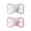 BIBS Supreme Haze/Blossom cumlík zo silikónu 2ks, veľkosť 1 BIBS Supreme Haze/Blossom cumlík zo silikónu 2ks, veľkosť 1