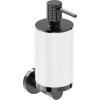 Mexen Triv, nástenný dávkovač mydla, biela/čierny chróm, 250ml, 70A33058-73W Mexen Triv, nástenný dávkovač mydla, biela/čierny chróm, 250ml, 70A33058-73W