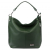 MiaMore 01-053 zelená dámska kožená kabelka 40 x 35 x 16 cm MiaMore 01-053 zelená dámska kožená kabelka 40 x 35 x 16 cm