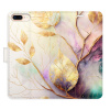 Flip pouzdro iSaprio - Apple iPhone 7 Plus / 8 Plus - Gold Leaves 02 - kapsičky na karty (Knížkový flip kryt, obal, pouzdro iSaprio na mobil Apple iPhone 7 Plus / 8 Plus - Gold Leaves 02 - 360° ochran Flip pouzdro iSaprio - Apple iPhone 7 Plus / 8 Plus - Gold Leaves 02 - kapsičky na karty (Knížkový flip kryt, obal, pouzdro iSaprio na mobil Apple iPhone 7 Plus / 8 Plus - Gold Leaves 02 - 360° ochran