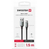 Kábel Swissten USB typ C - USB typ C 1,5 m čierny Kábel Swissten USB typ C - USB typ C 1,5 m čierny