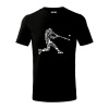 Hráč basebalu ikony - Tričko detské bavlnené - 122 cm/6 rokov ( Čierna ) Hráč basebalu ikony - Tričko detské bavlnené - 122 cm/6 rokov ( Čierna )