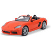 Bburago Porsche 718 Boxster 1/24 oranžová Bburago Porsche 718 Boxster 1/24 oranžová